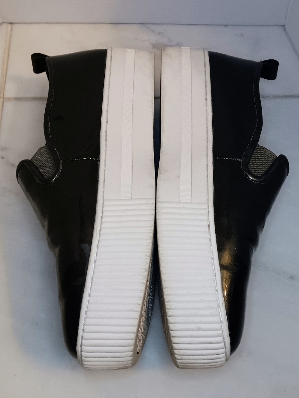 Halogen Baylee Slip-On Patent Leather Platform Sneakers - Picture 4 of 9